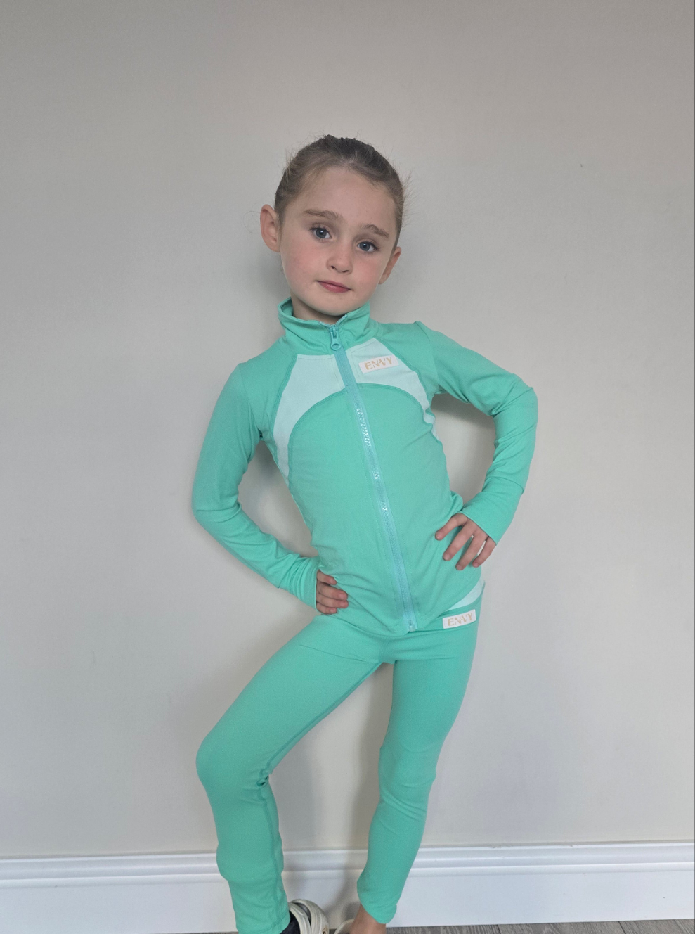 Gym Leggings – Two Tone Frosted Green Edition