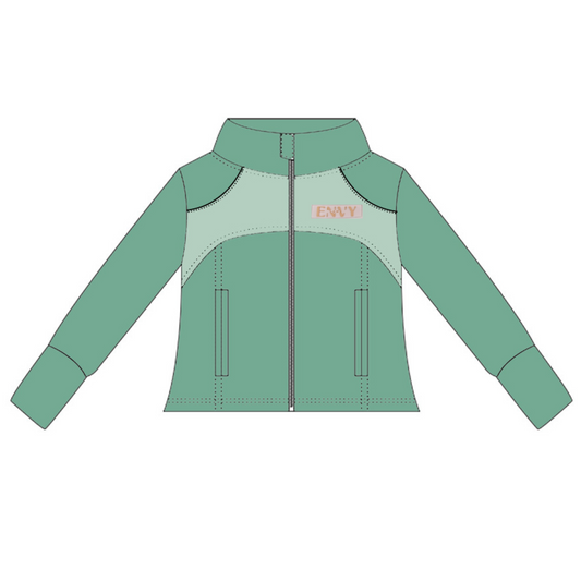 Performance Zip Jacket – “Challenge Brings Change” Two Tone Mint Green Edition (arriving September)