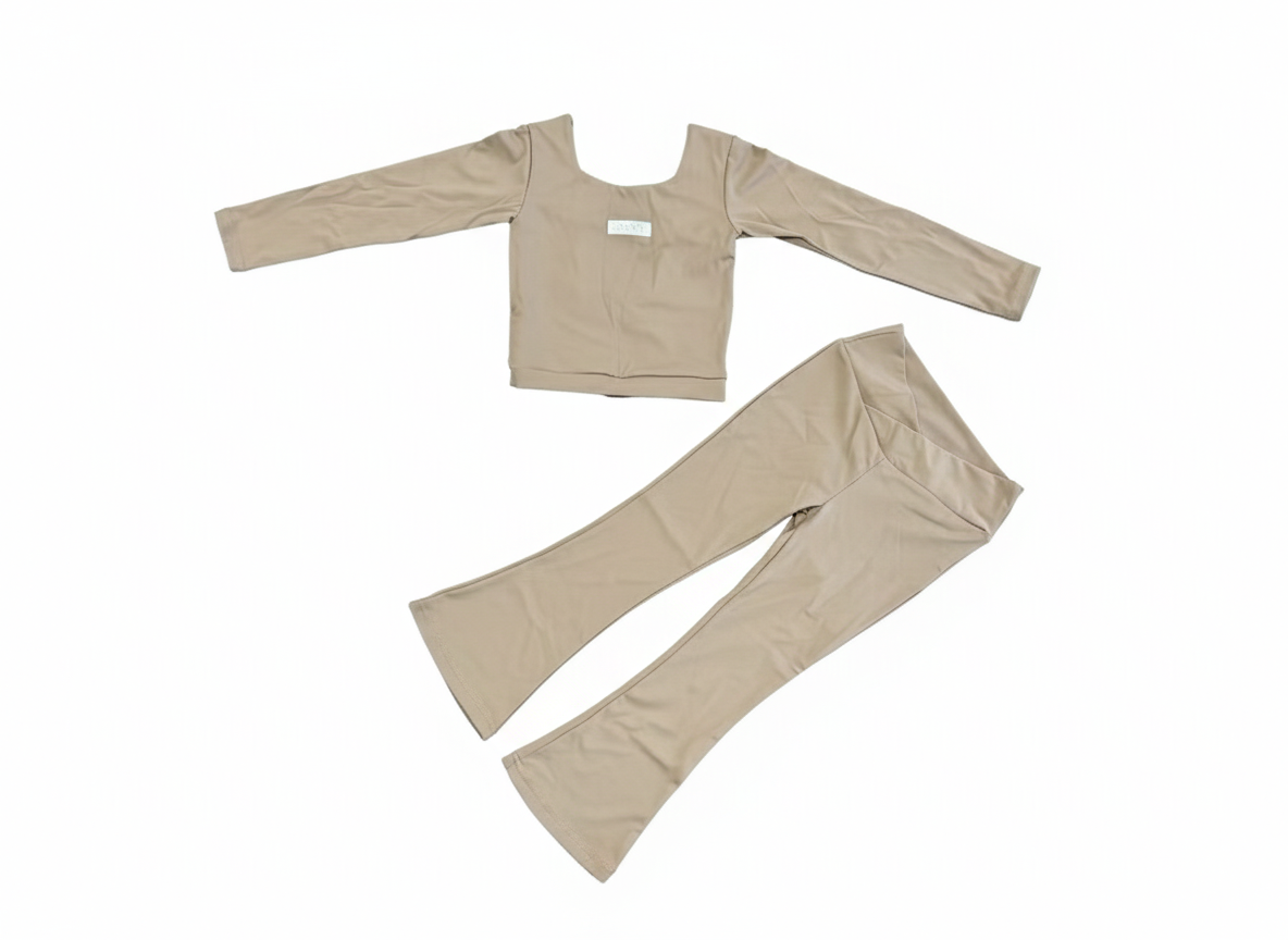 Toffee Flares and Crop top