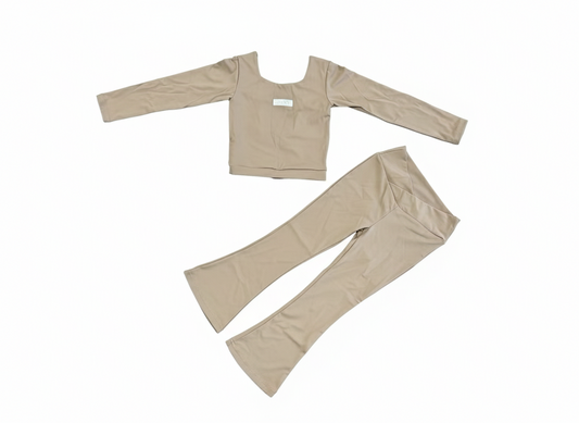 Toffee Flares and Crop top